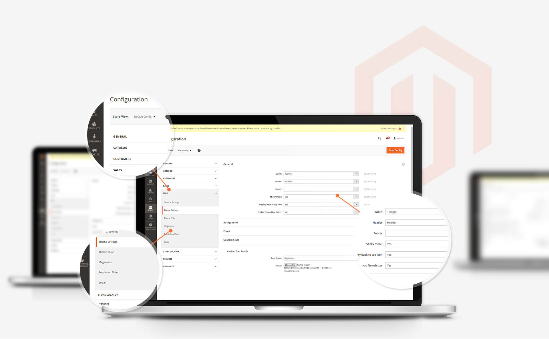 powerful admin panel molly theme